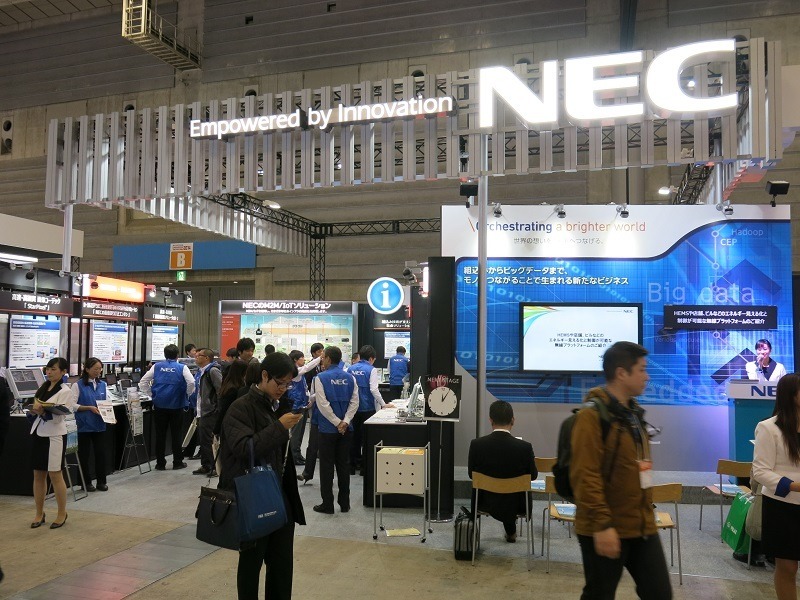 NECの展示ブース