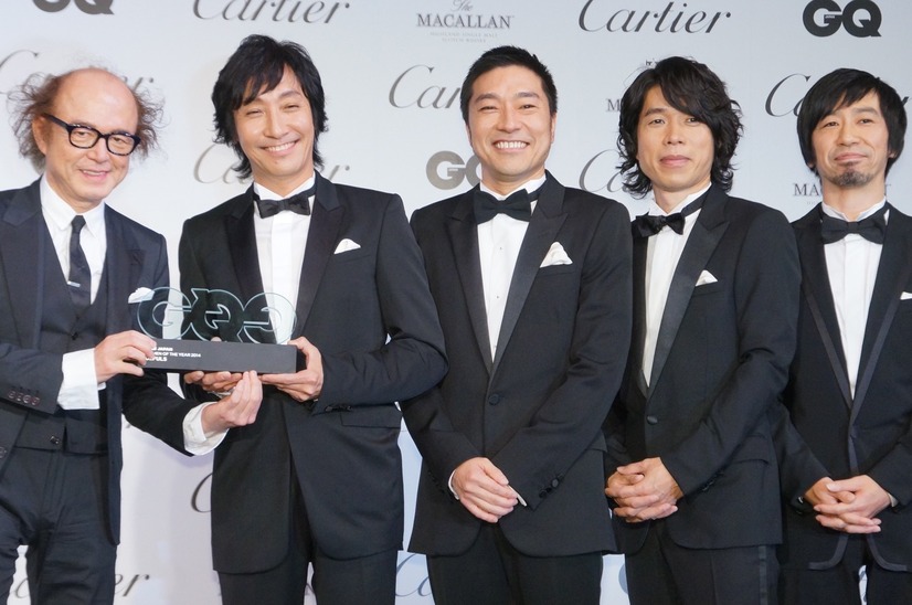 今年最も輝いた”男”を表彰する「GQ Men of the Year 2014」授賞式