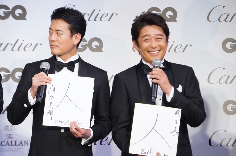 今年最も輝いた男たちを表彰する「GQ Men of the Year 2014」の授賞式