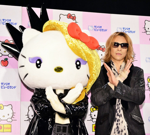 YOSHIKI（X JAPAN）＆ハローキティ／ハローキティ40thパレード「ARIGATO EVERYONE！」 in サンリオピューロランド