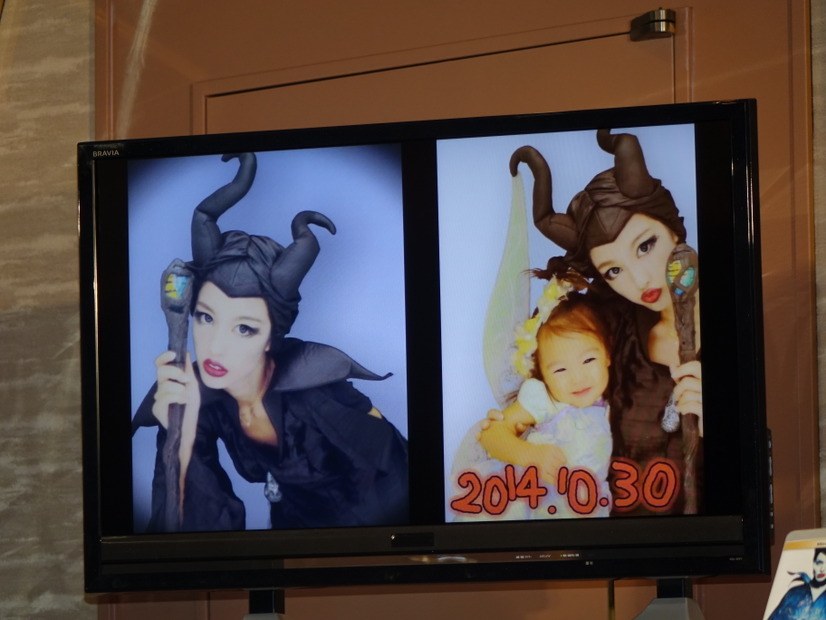 今年のハロウィンでの「マレフィセント」コスプレ