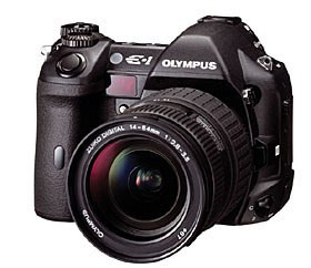 オリンパス、デジタル一眼レフカメラ「E-1」の最新ファームウェアアップ
