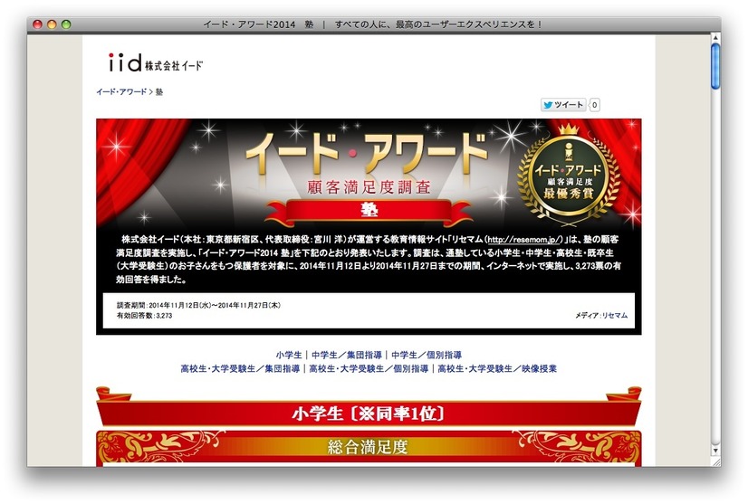 イード・アワード2014 塾