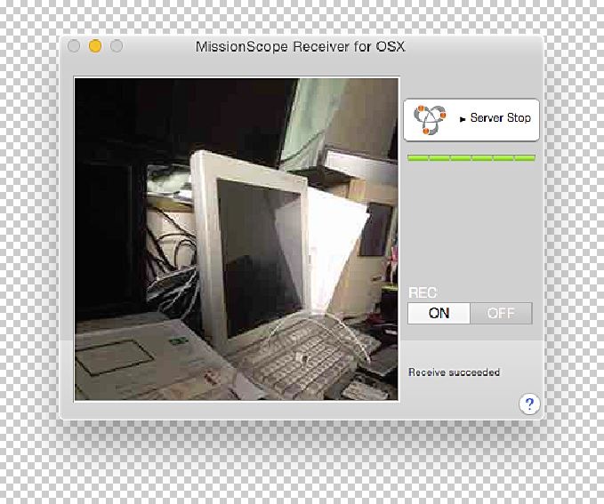 開発元のwebで配布されている専用アプリを使用すれば、iOSデバイスの代わりにMacでカメラ映像を視聴・録画することもできる。