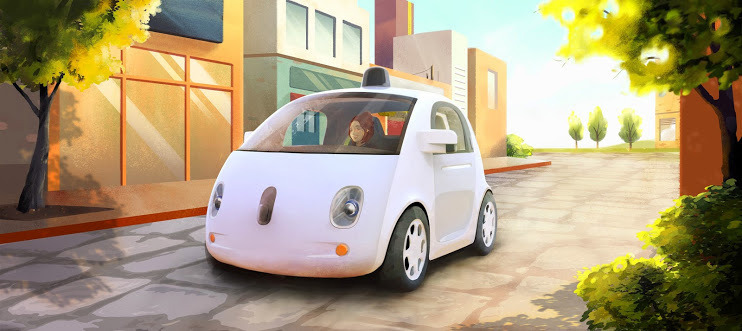 自動運転自動車の実用化イメージ