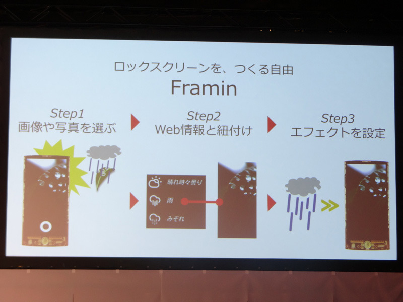 お気に入りのロック画面をユーザーが自由にデザインできる「Framin」アプリの特徴