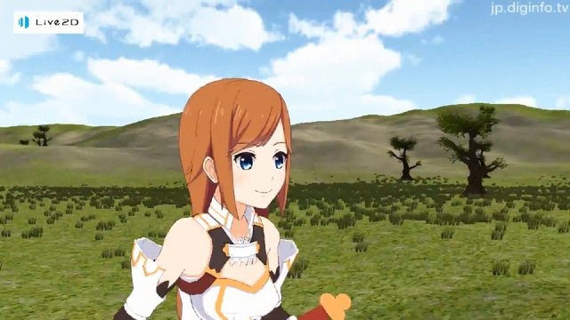 2Dイラストを動かす「Live2D」の新技術「Euclid」発表！今度は360度の立体表現に対応