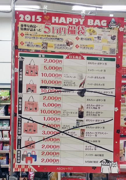 福袋の売れ行き