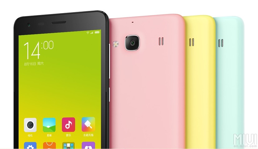 パステルなカラー5色を用意する「Redmi 2」