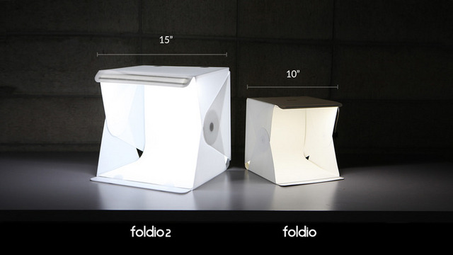 スマホでプロ並みの写真を撮るためのポータブルスタジオ「Foldio2」ロサンゼルス