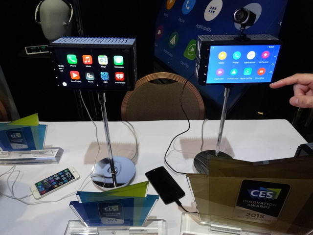 【CES15】Parrot、CarPlayとAndroid autoに両対応したAndroid車載器「RNB6」を公開