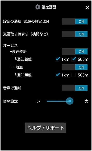 ゼンリンデータコム・オービス＆取締通知