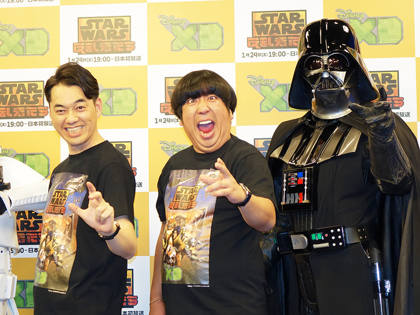 「スター・ウォーズ　反乱者たち」の公開アフレコでのバナナマン