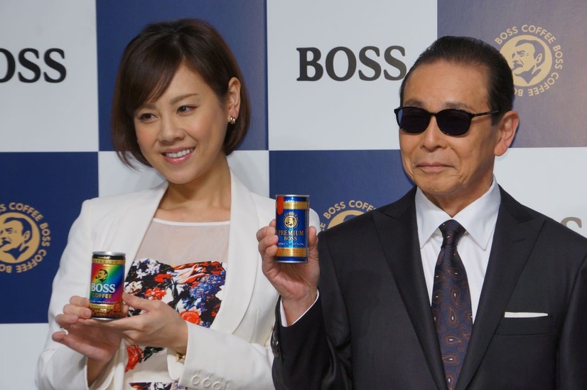 サントリーコーヒー『BOSS』新CM発表会