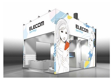 エレコムの出展ブースイメージ