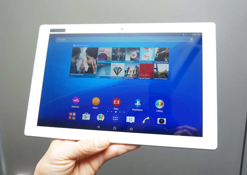 10.1型のAndroidタブレット「Xperia Z4 Tablet」