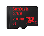 世界初となる容量200GBのmicroSDXCカード「Ultra microSDXC UHS-I card, Premium Edition」