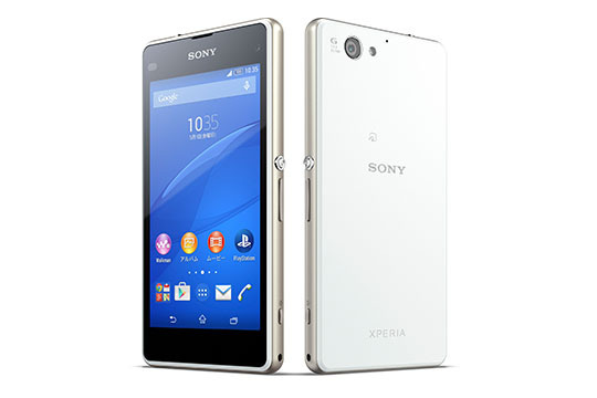 ソネットのSIMとセットで販売される4.3型の「Xperia J1 Compact」