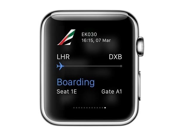 エミレーツ航空、Apple Watch向けアプリをリリース