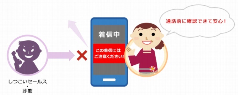 「あんしんナンバーチェック」利用イメージ