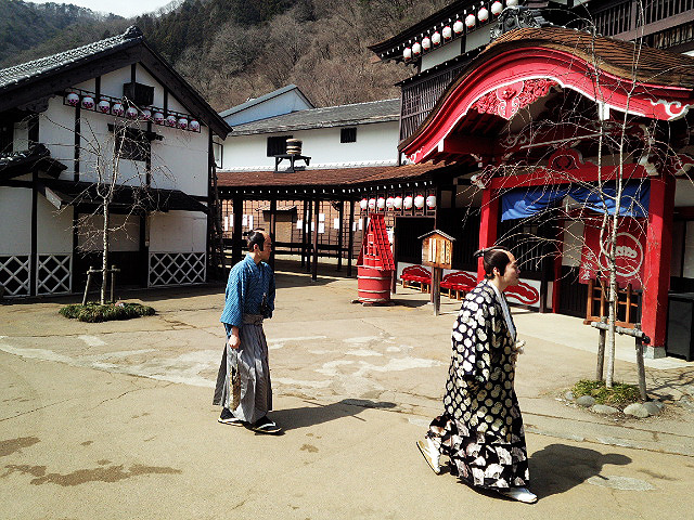 お侍さんや殿様がシレッと歩いている（Photo：大野雅人）