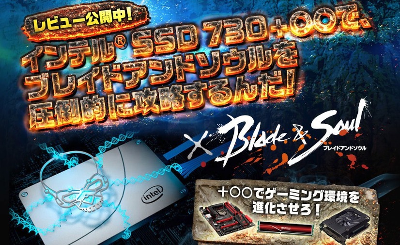 レビュー企画「インテル SSD 730 + 〇〇で、ブレイドアンドソウルを圧倒的に攻略するんだ！」