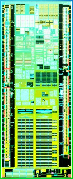 Atomプロセッサー、ダイ写真