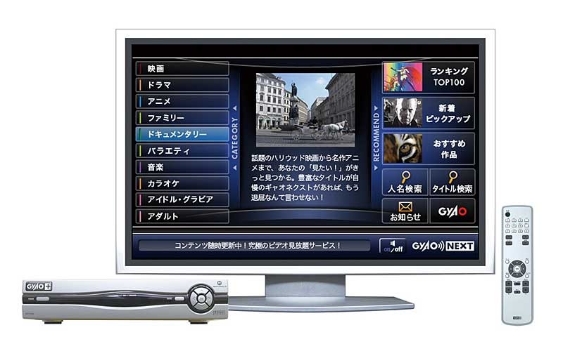 「ギャオネクスト」イメージ