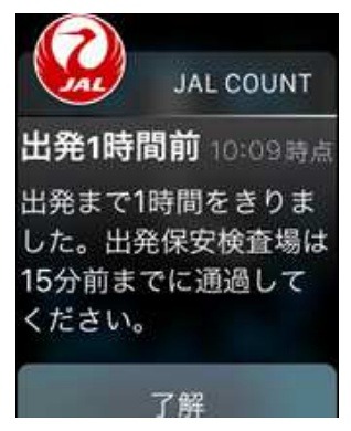 Apple Watch版画面の例