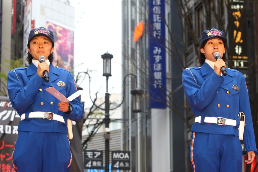 大都会のど真ん中でデッキアップイベント！パトレイバー、本物の警察とコラボも