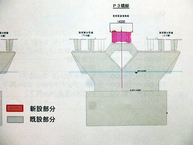 首都高10号晴海線橋桁架設