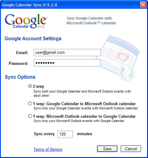 Google Calendar Sync