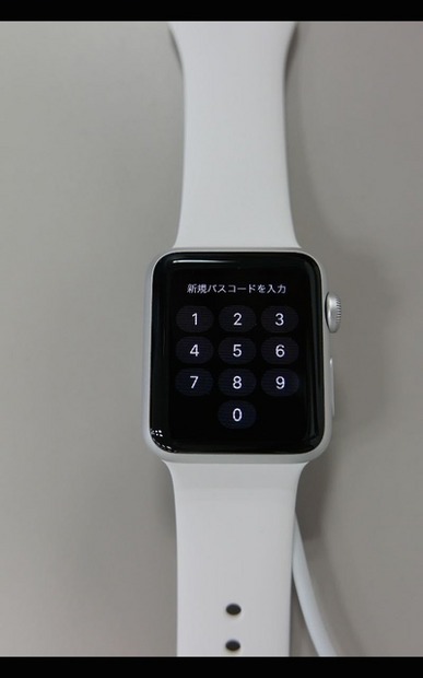 入力はApple Watchから。