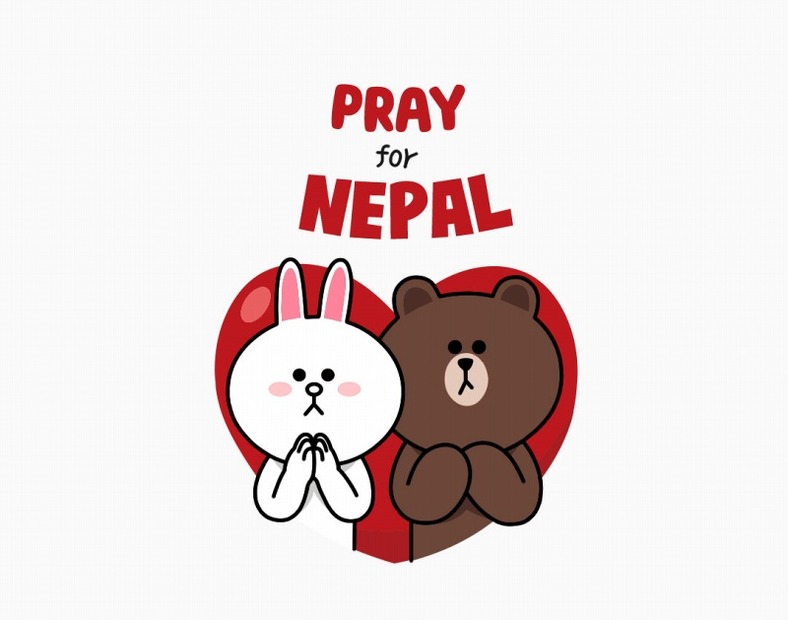 「Pray for Nepal」イメージ