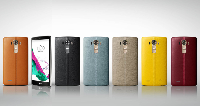 外装に革張りを施したモデルも登場した「LG G4」