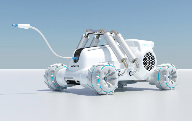 モリタの水を使わない消防車『Habot-mini（ハボットミニ）』