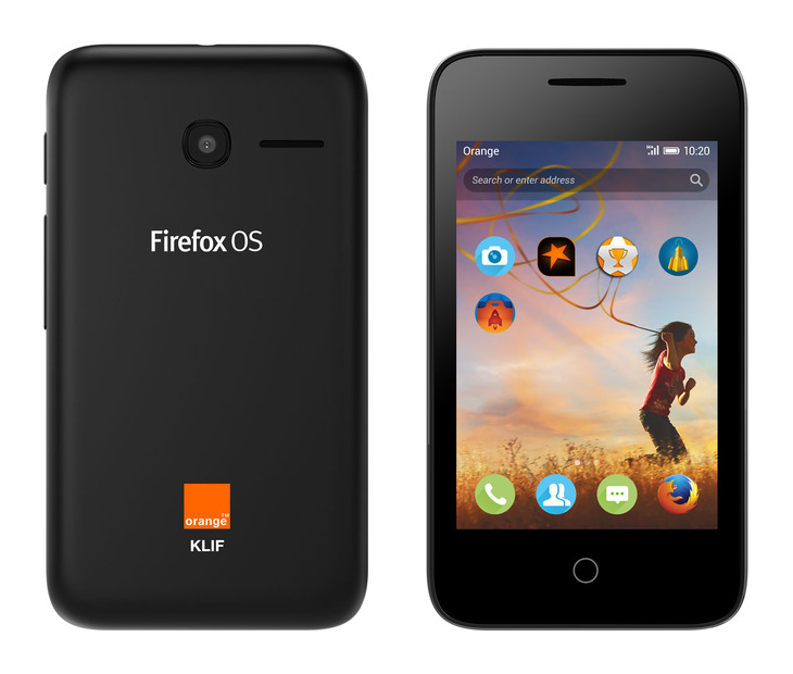 Firefox OS搭載スマートフォン「Klif」