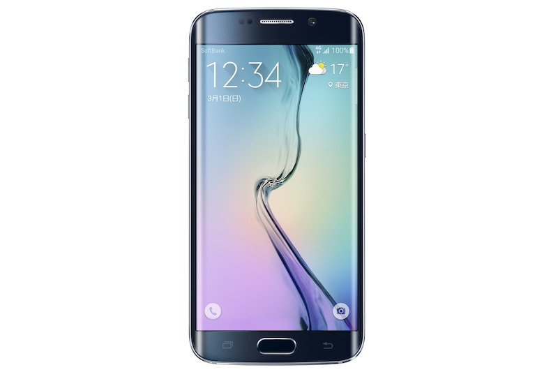 「Galaxy S6 edge」Black Sapphireモデル