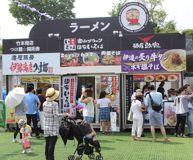 「ラーメン」エリアの様子