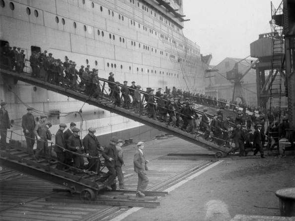 1935年クイーン・メリー号（c）Getty Images