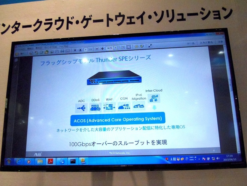 ACOS上で、ADC、DDoS対策、WAFから、CGN、IPv6マイグレーション、インタークラウドまでをサポート