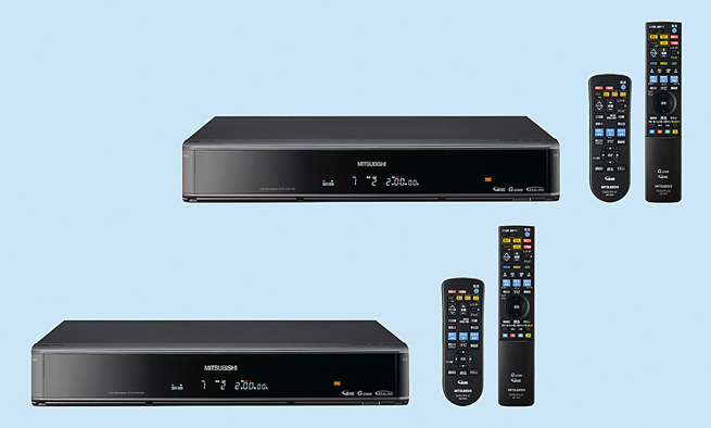 左から、「DVR-DW200」「DVR-DW100」