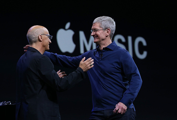 音楽配信サービス「Apple Music」を発表　(C) Getty Images