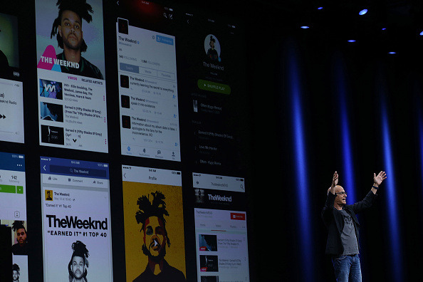 Appleは、音楽配信サービス「Apple Music」を発表　(C) Getty Images