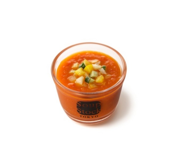 「トマトと夏野菜のガスパチョ」