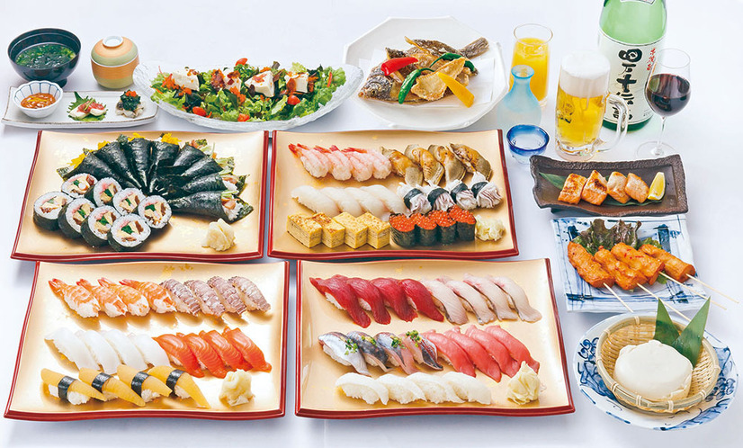 「きづなすし西新宿店」限定「～夏休み～魚の漢字を当てて、お得に食べ放題」キャンペーン（※イメージ）