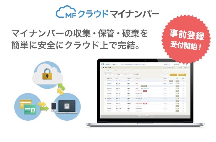 「MFクラウドマイナンバー」キャンペーンバナー