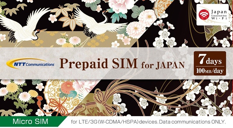 「Prepaid SIM for Japan」パッケージ