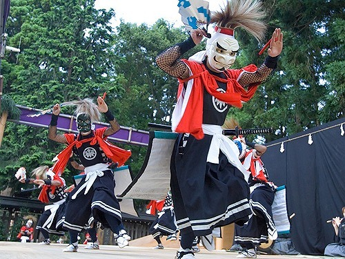 『六本木ヒルズ盆踊り2015』で披露される鬼剣舞　※画像は過去開催のもの