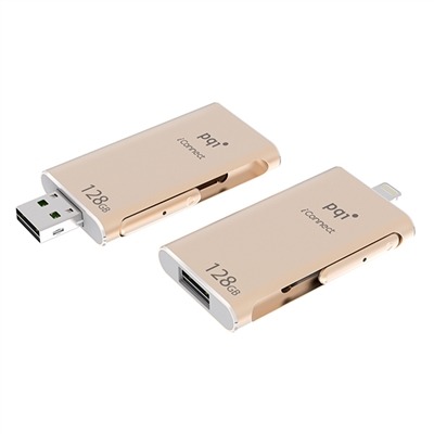 Lightning端子とUSB 3.0端子を装備した「PQI iConnect」